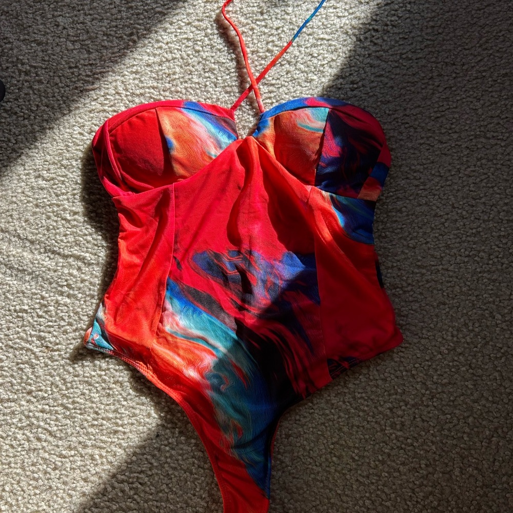 Fashion Nova Halter Bodysuit